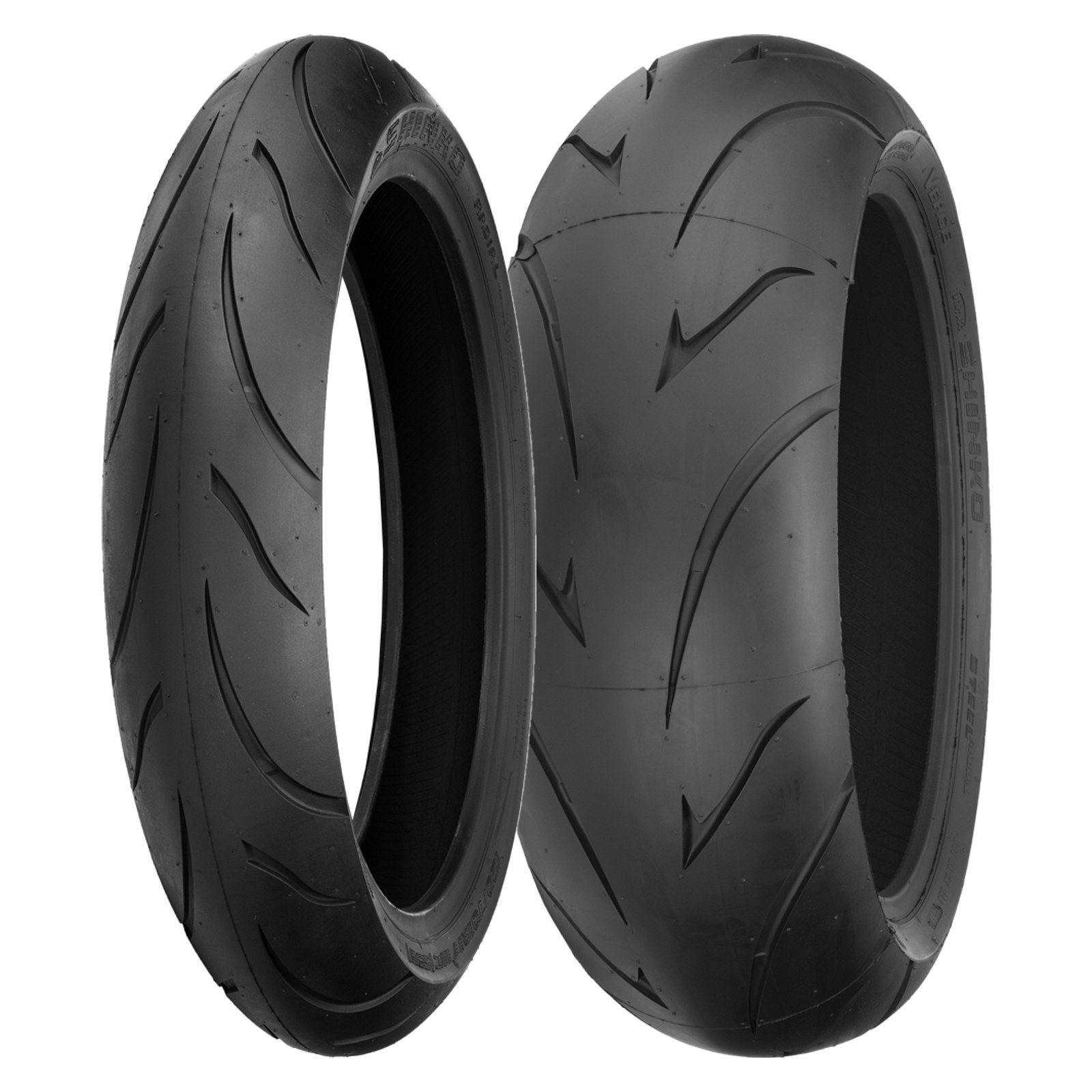 Shinko 011 Verge 120/70ZR18 200/50ZR17 Front Rear Tire Set Sport Bike Tires