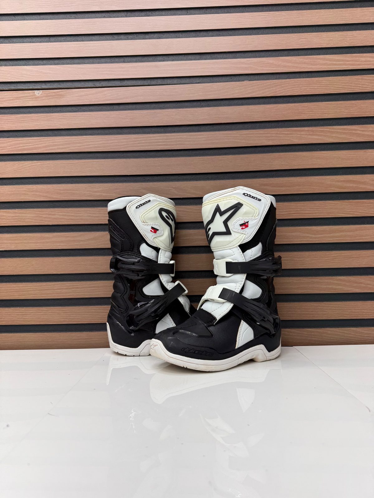 Alpinestars Tech 3s Kids Boots Black / White - Size 11J