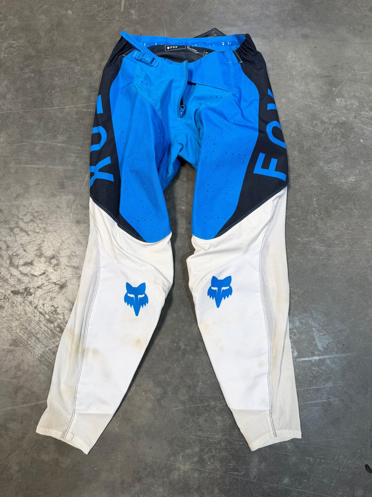 Fox Racing Flexair Motocross Pants Size 32 Blue White