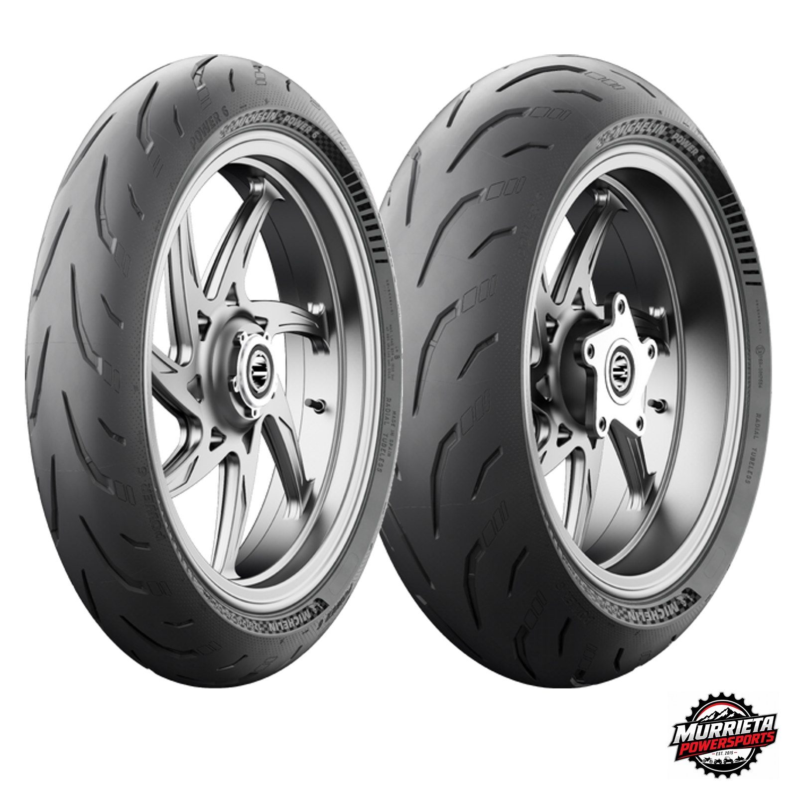 Michelin Power 6 120/70ZR17 Front 160/60ZR17 Rear Motorcycle Tire Set