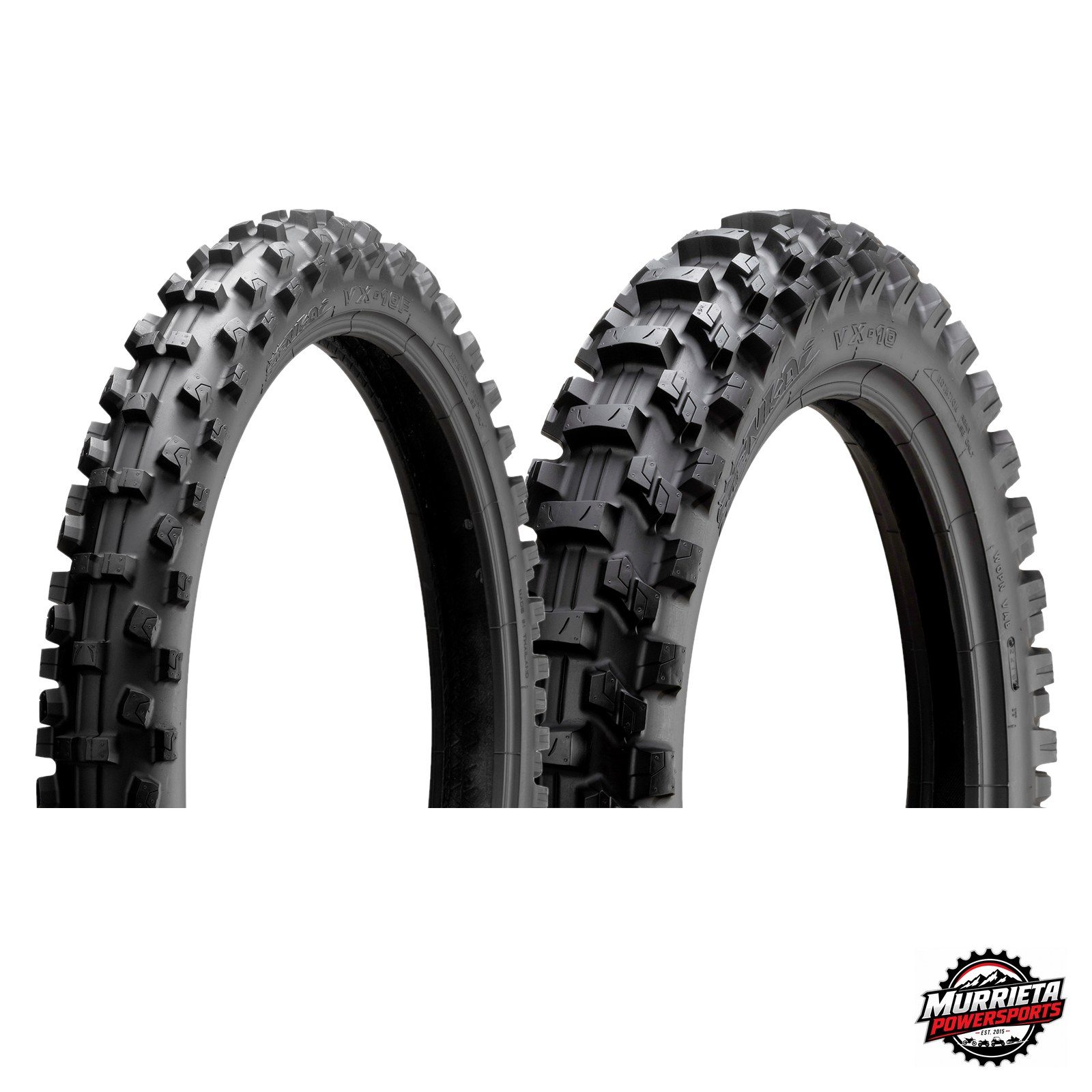 Irc VX-10 Mini Motocross 60/100-16 Front 90/100-16 Rear Dirt Bike Tire Set
