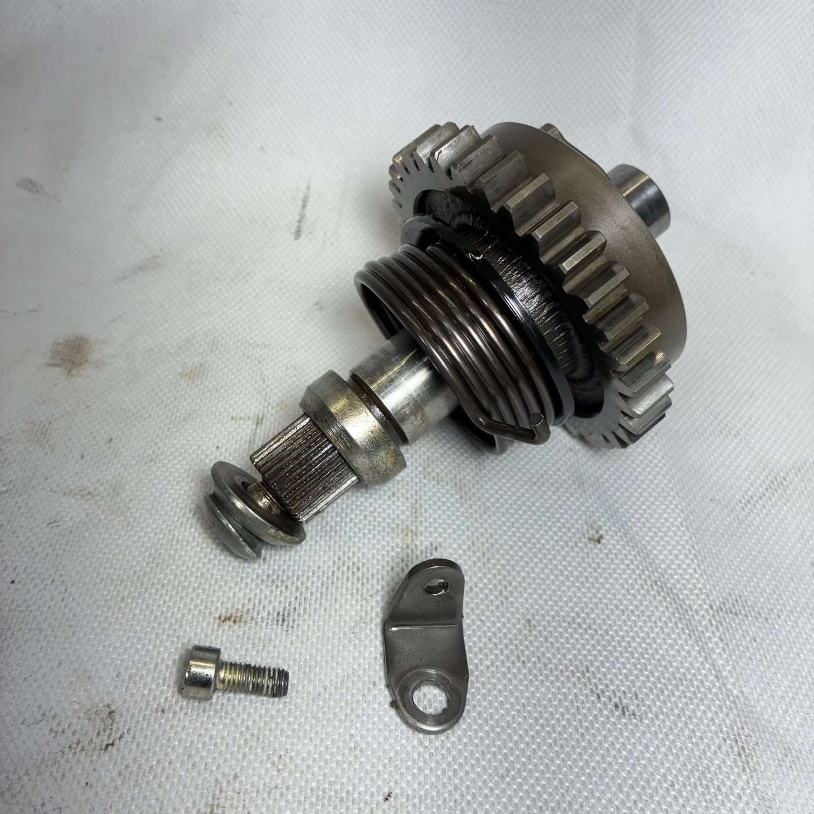 1996 KTM 300 EXC Kick Start Gear Shaft Spring Complete Assembly