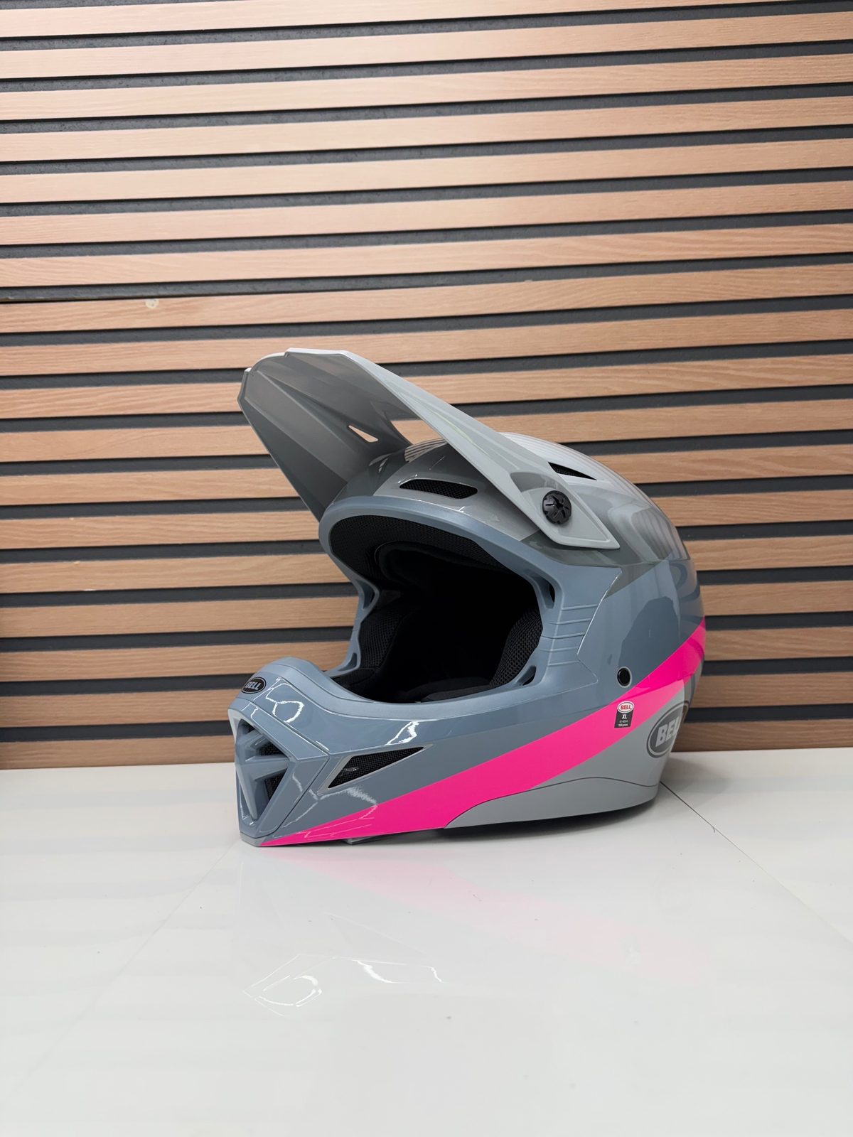 New Bell MX-10 Aviator Mips Motocross Helmet Grey Pink Size XL DOT