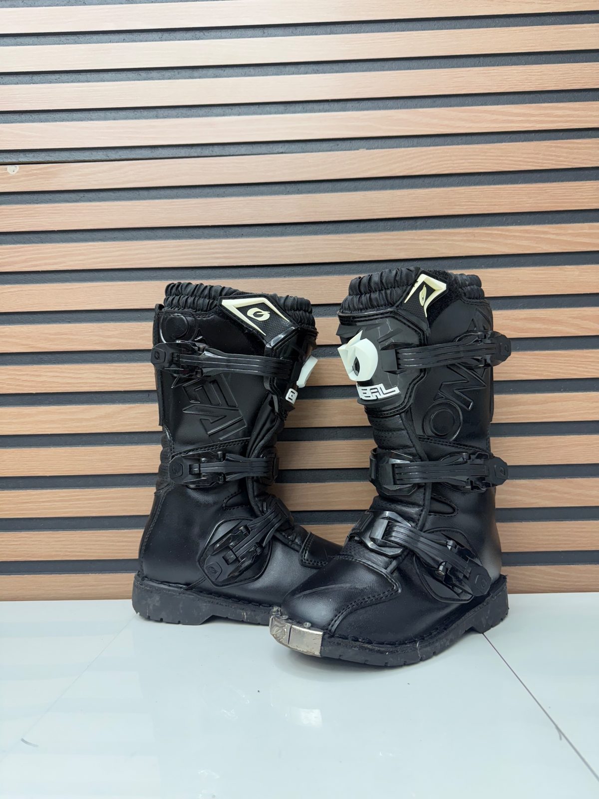 O'Neal Rider Youth Motocross Boots Black - Size 1 US