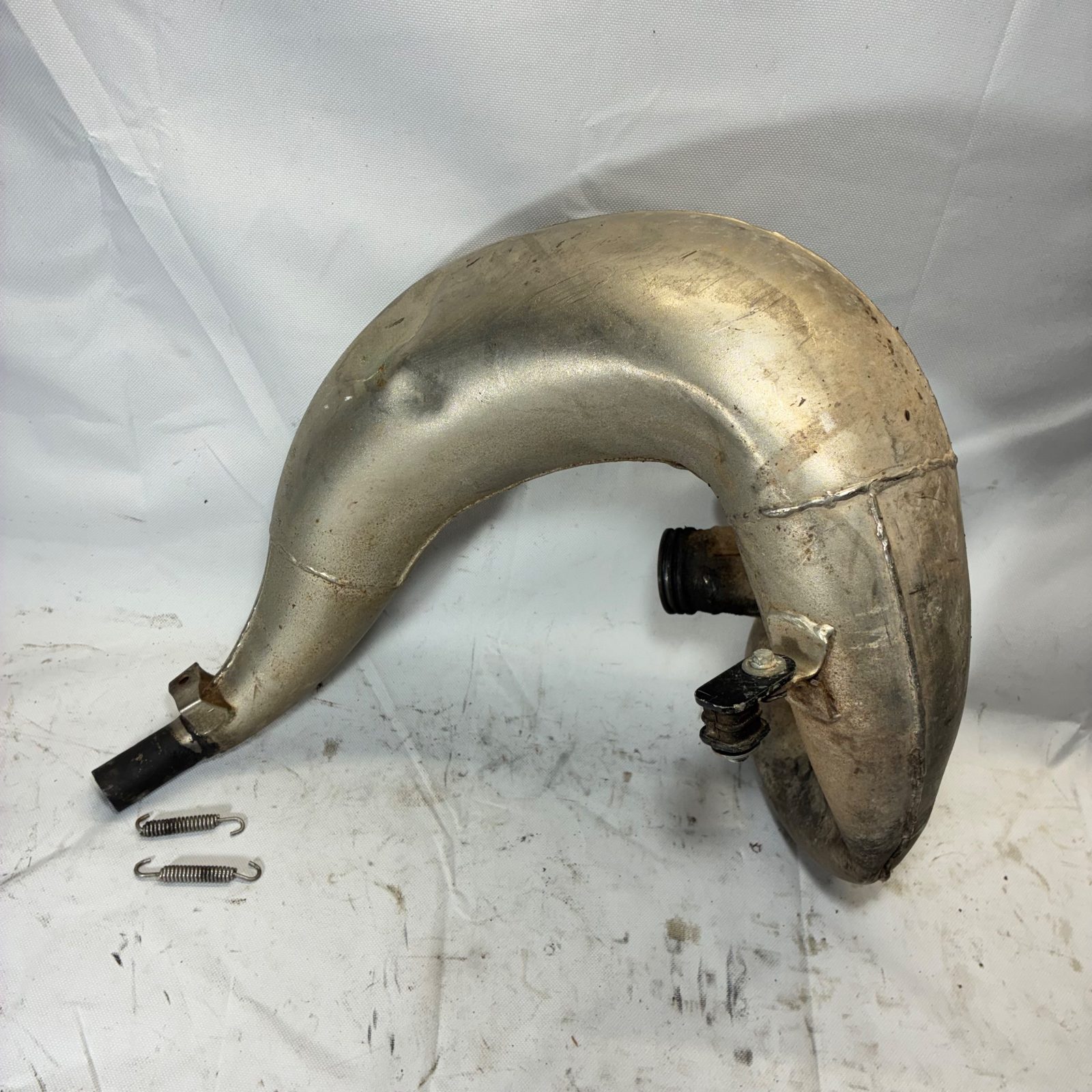 2006 KTM 250 EXC Expansion Chamber Exhaust Pipe Dented