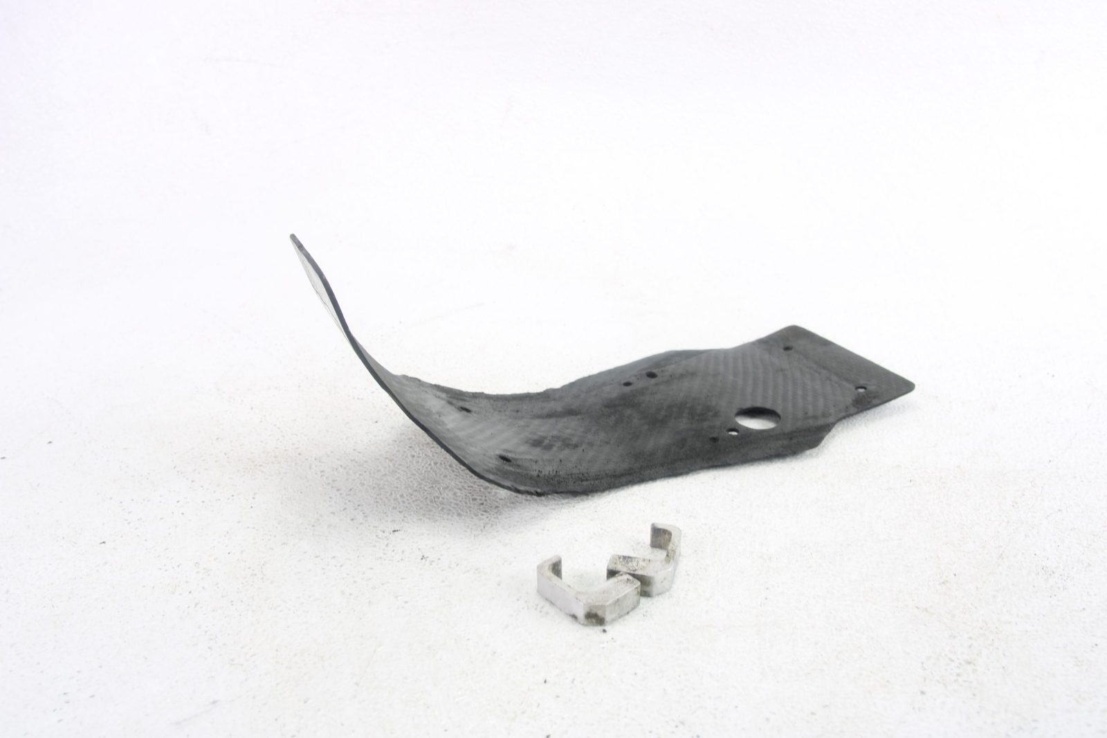 2006 Yamaha YZ250 Carbon Fiber Works Skid Plate Glide Plate w/ Mounts