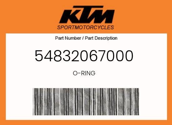 KTM Husqvarna GasGas 450 SX-F 500 EXC FE 350 RX 450F O-Ring OEM 54832067000