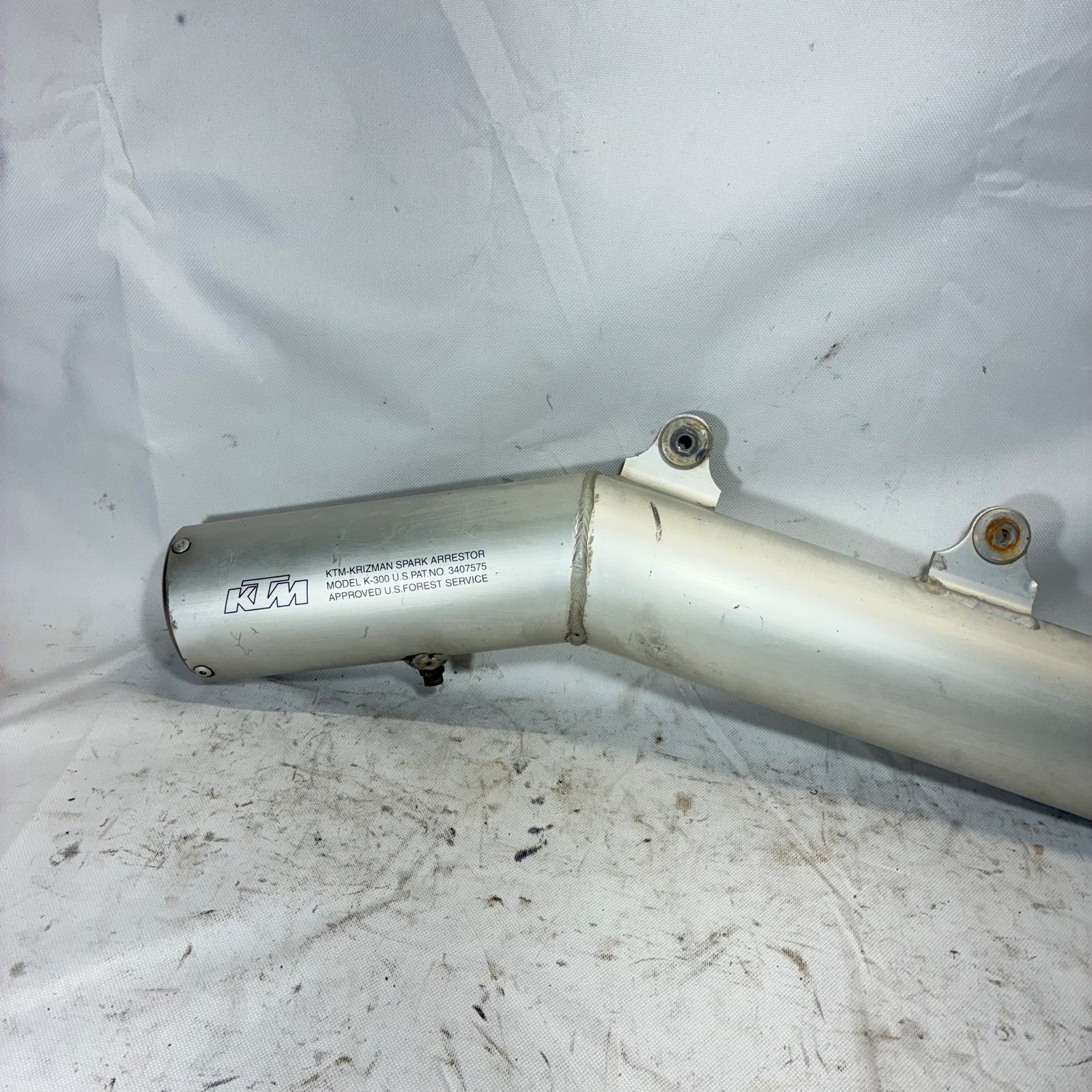 1996 KTM 300 EXC Exhaust Silencer Complete Assembly