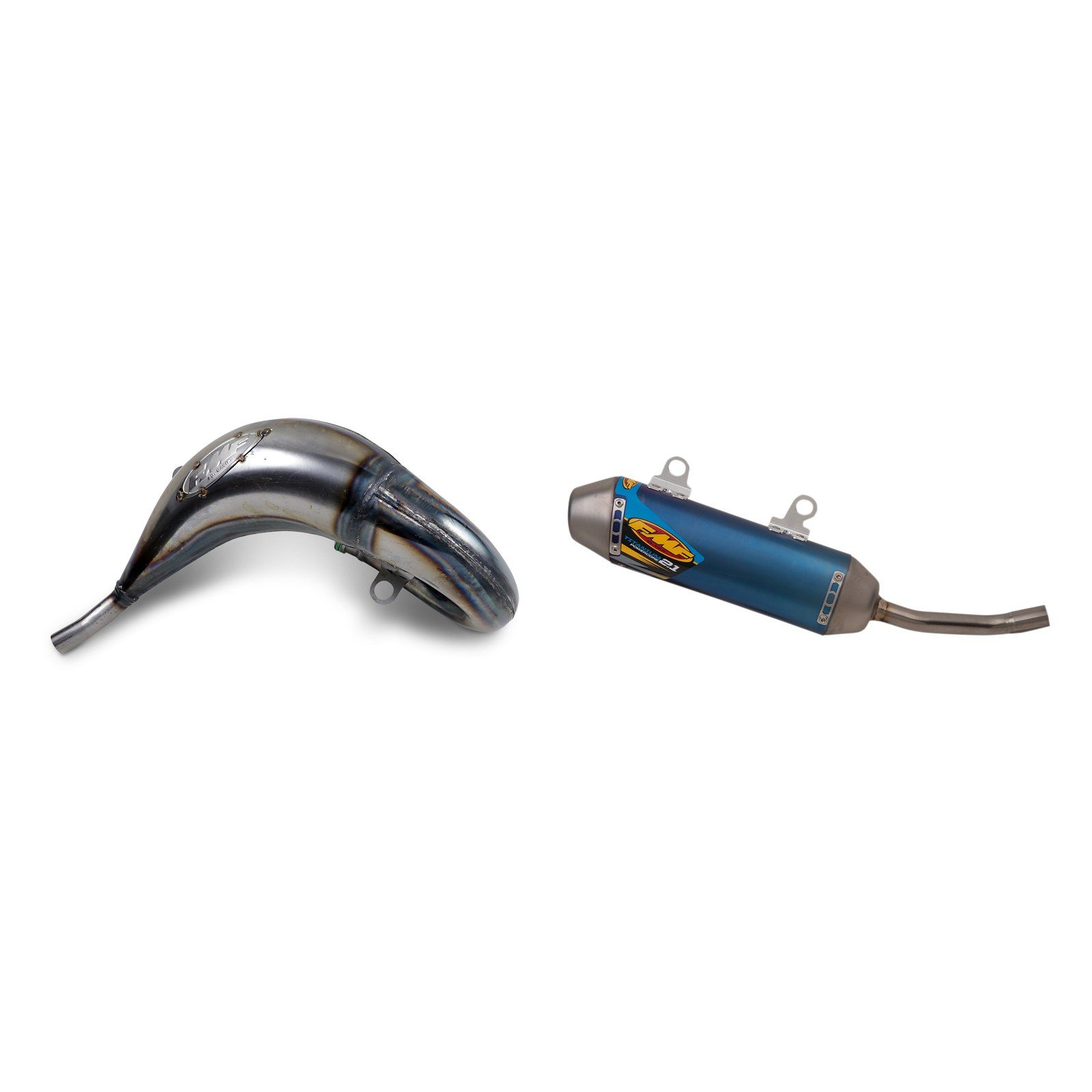 FMF Factory Fatty Pipe + Powercore 2.1 Silencer - Titanium 2019-2022 KTM 125 SX