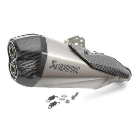 KTM Akrapovic Titanium "Slip-On" 990 Duke 2024-2027 A60705979000, A60705979100