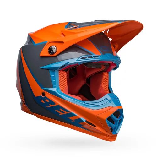 Bell Moto-9S Flex Sprite Org/Gry Helmet - Size Large - 7148444