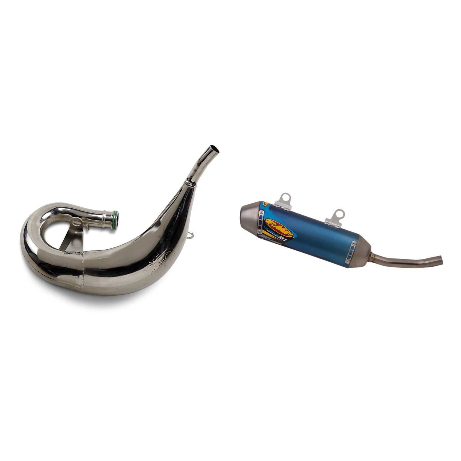 FMF Fatty Exhaust Pipe PowerCore 2.1 Titanium 2019-2022 KTM 125 SX Exhaust Kit