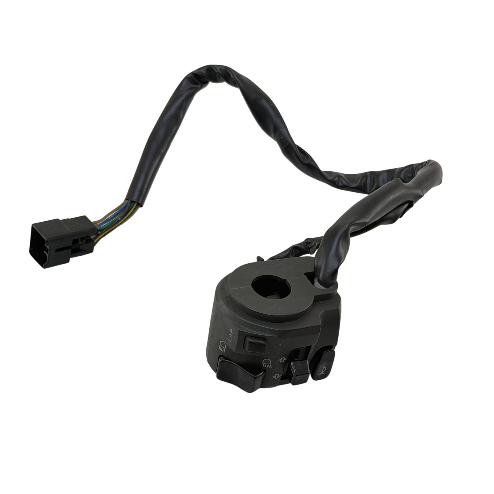 2007 KAWASAKI NINJA ZX6R RIGHT HANDLEBAR SWITCH TURN SIGNAL OEM 46091-0114