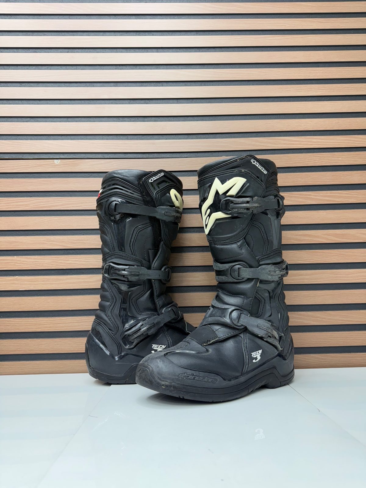 Alpinestars Tech 3 Motocross Boots - Black - Size 8