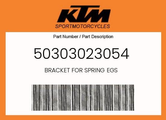 1998-2007 KTM EGS EXC Kickstand Spring Bracket Genuine OEM New 50303023054