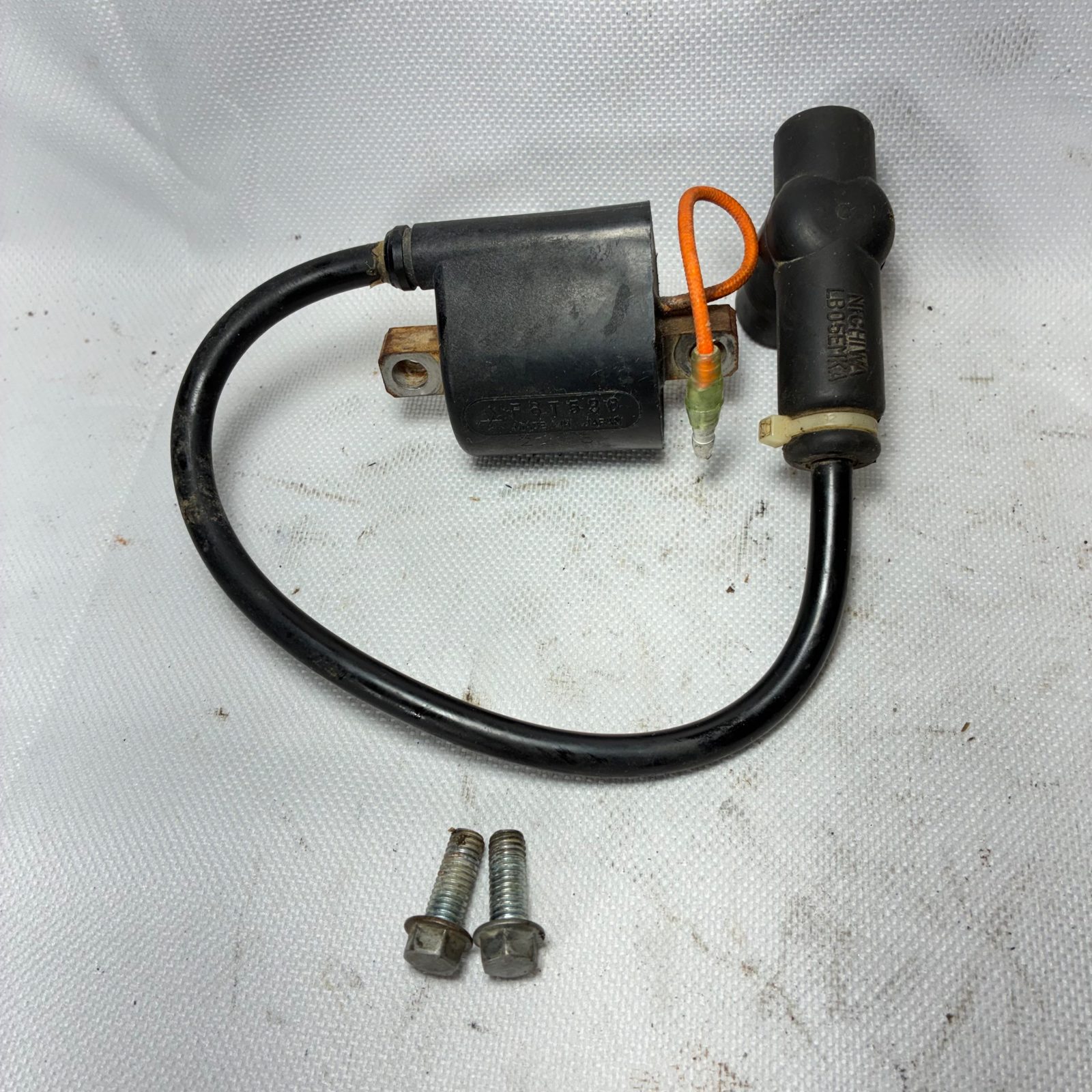 2003 Suzuki RM65 OEM Ignition Coil with Plug Wire Cap and Bolts