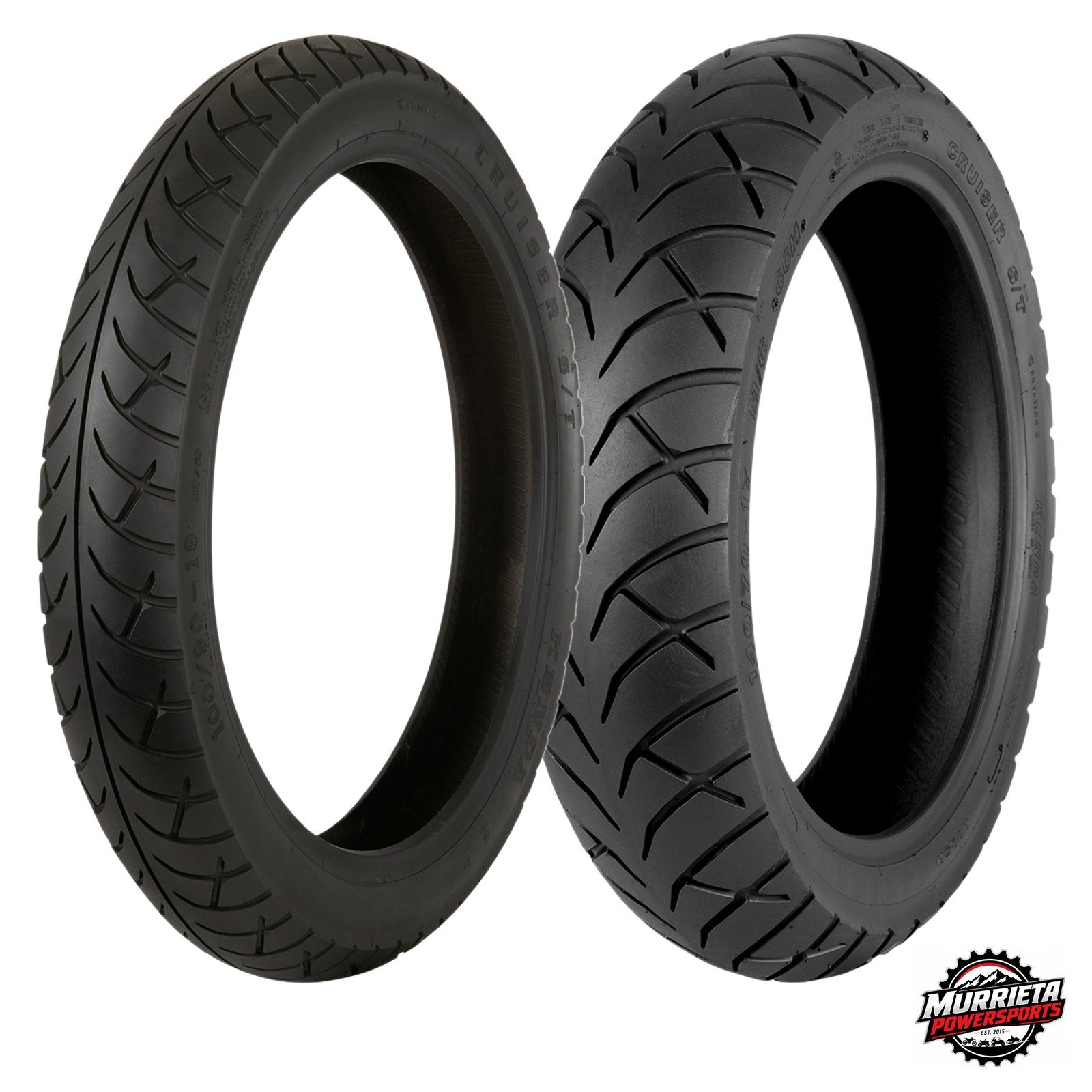 Kenda K671 Cruiser 110/70-17 Front 130/70-17 Rear Motorcycle Tire Set