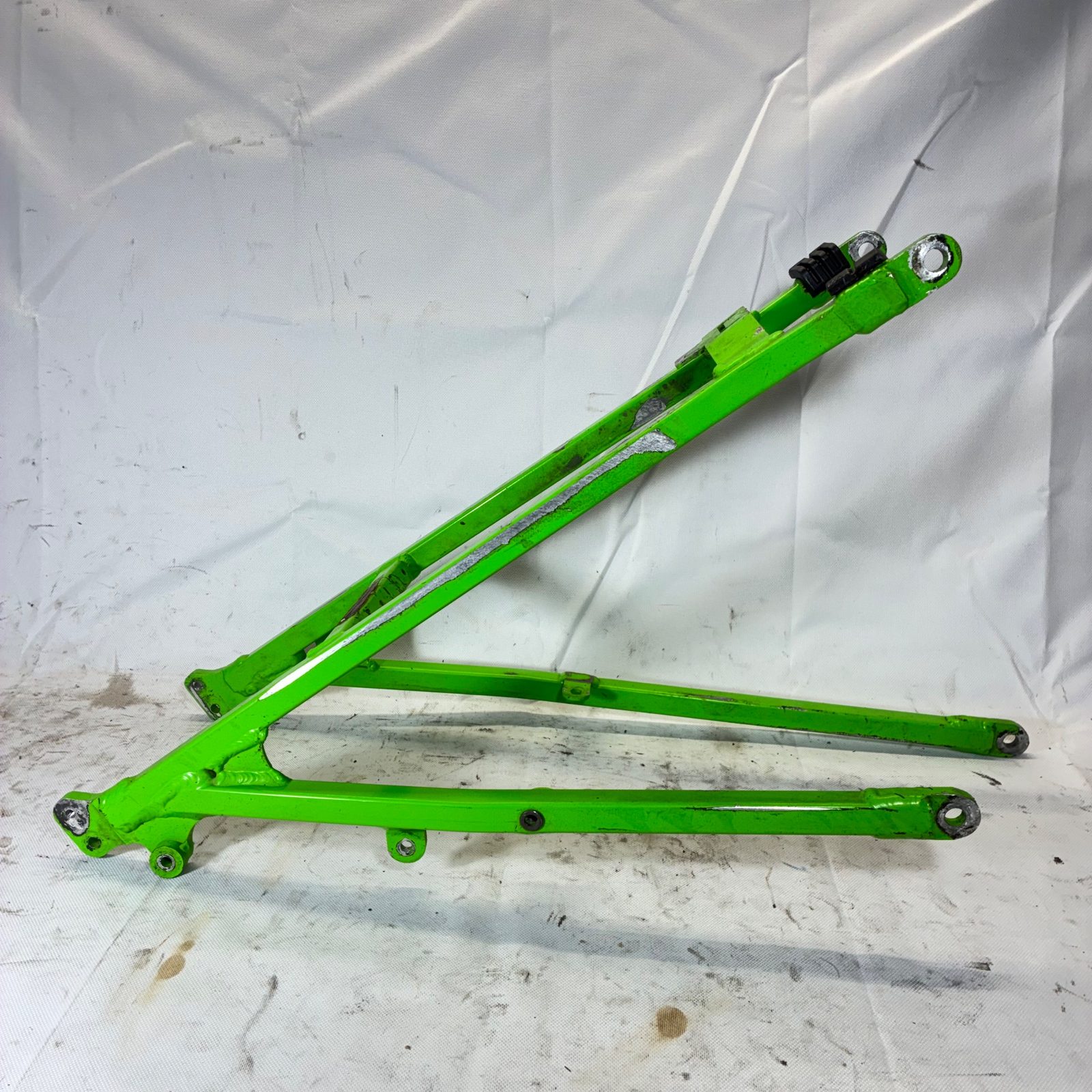 1990 Kawasaki KX125 OEM Rear Subframe Seat Frame Green - 32160-1096