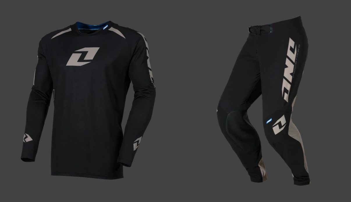 One Industries Black Smoke MX Jersey and Pants Set L 34 NWT