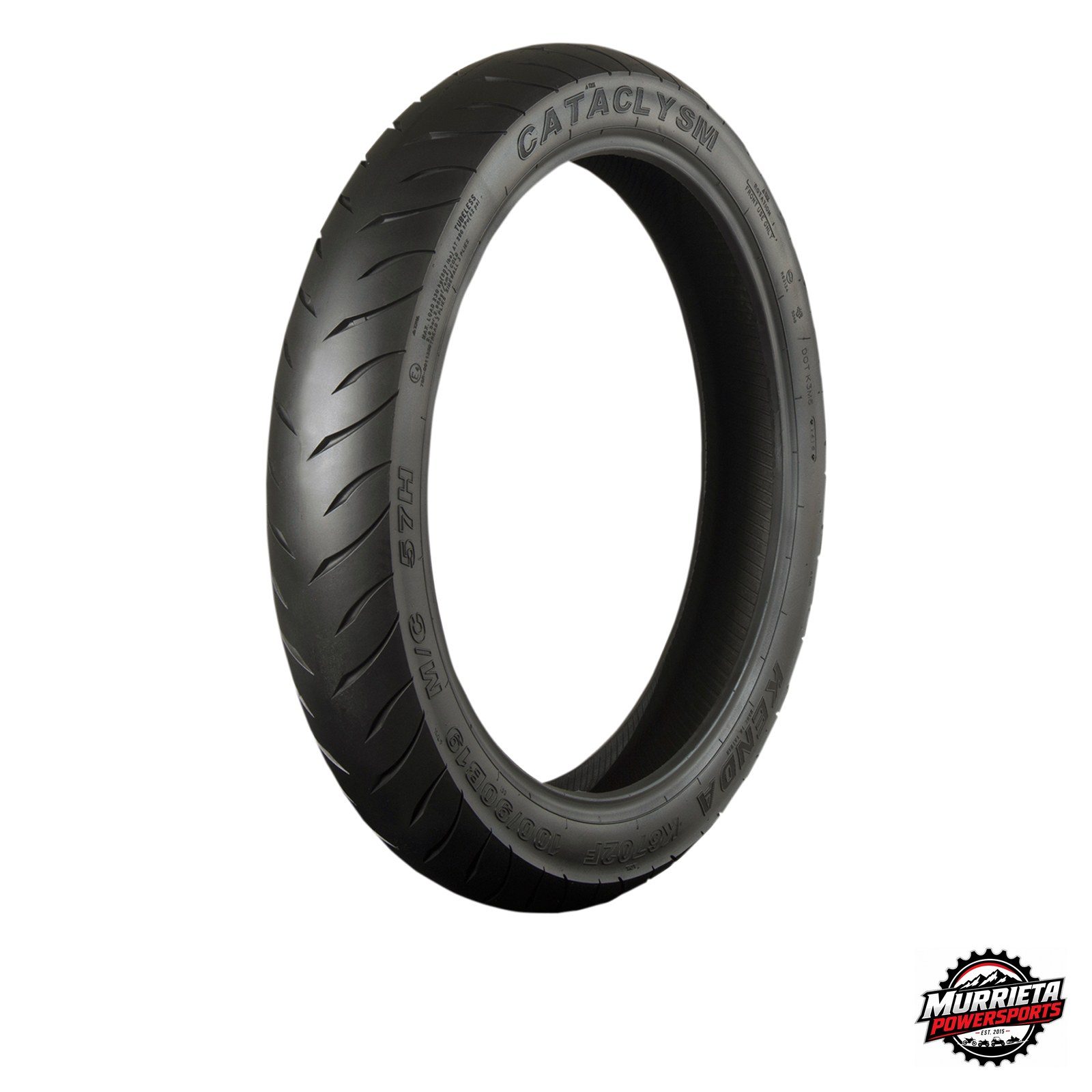 KENDA K6702 Cataclysm Cruiser Front Tire 130/60B19 61H Dual Compound 4 Ply