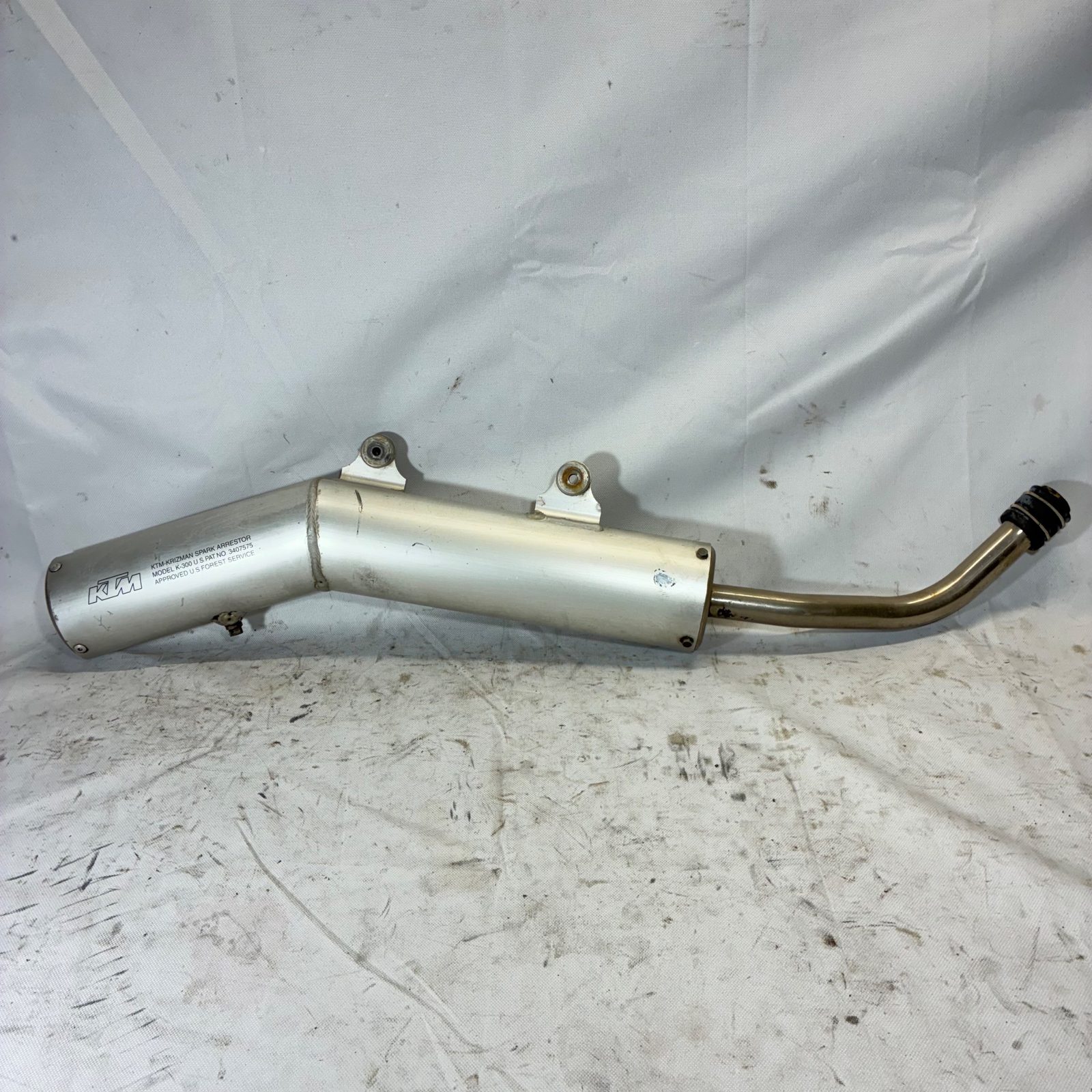 1996 KTM 300 EXC Exhaust Silencer Complete Assembly