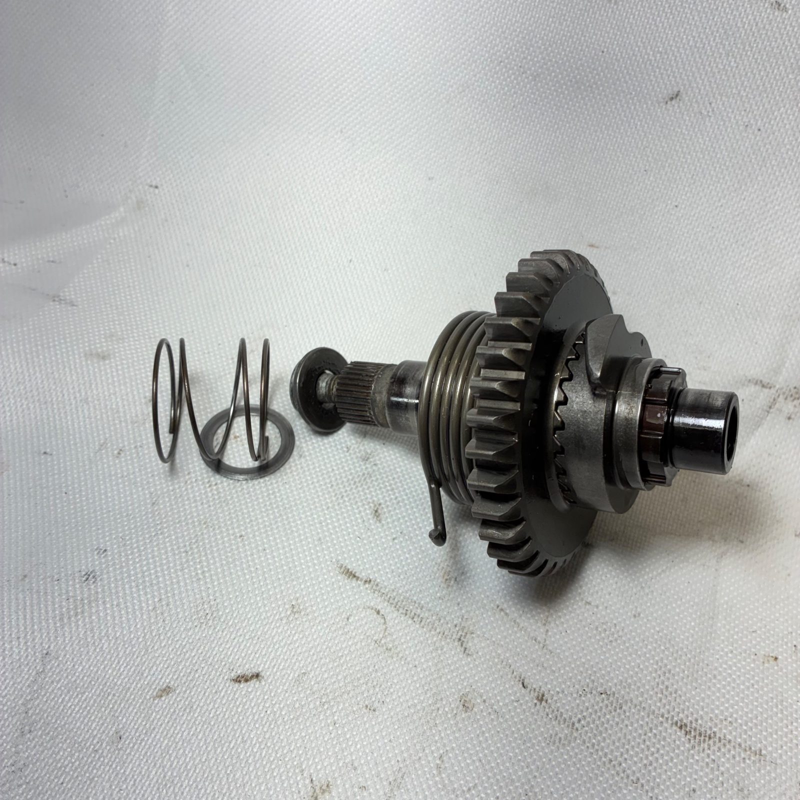 2006 KTM 250 EXC OEM Kick Start Gear Shaft Assembly with Spring