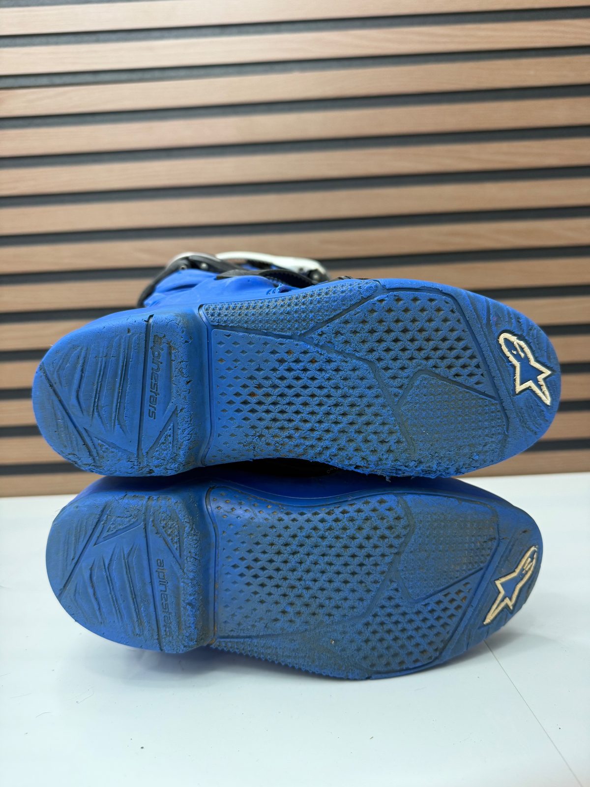 Alpinestars Tech 7S Youth Motocross Boots Blue / Black - Size 2 Youth EUR 34