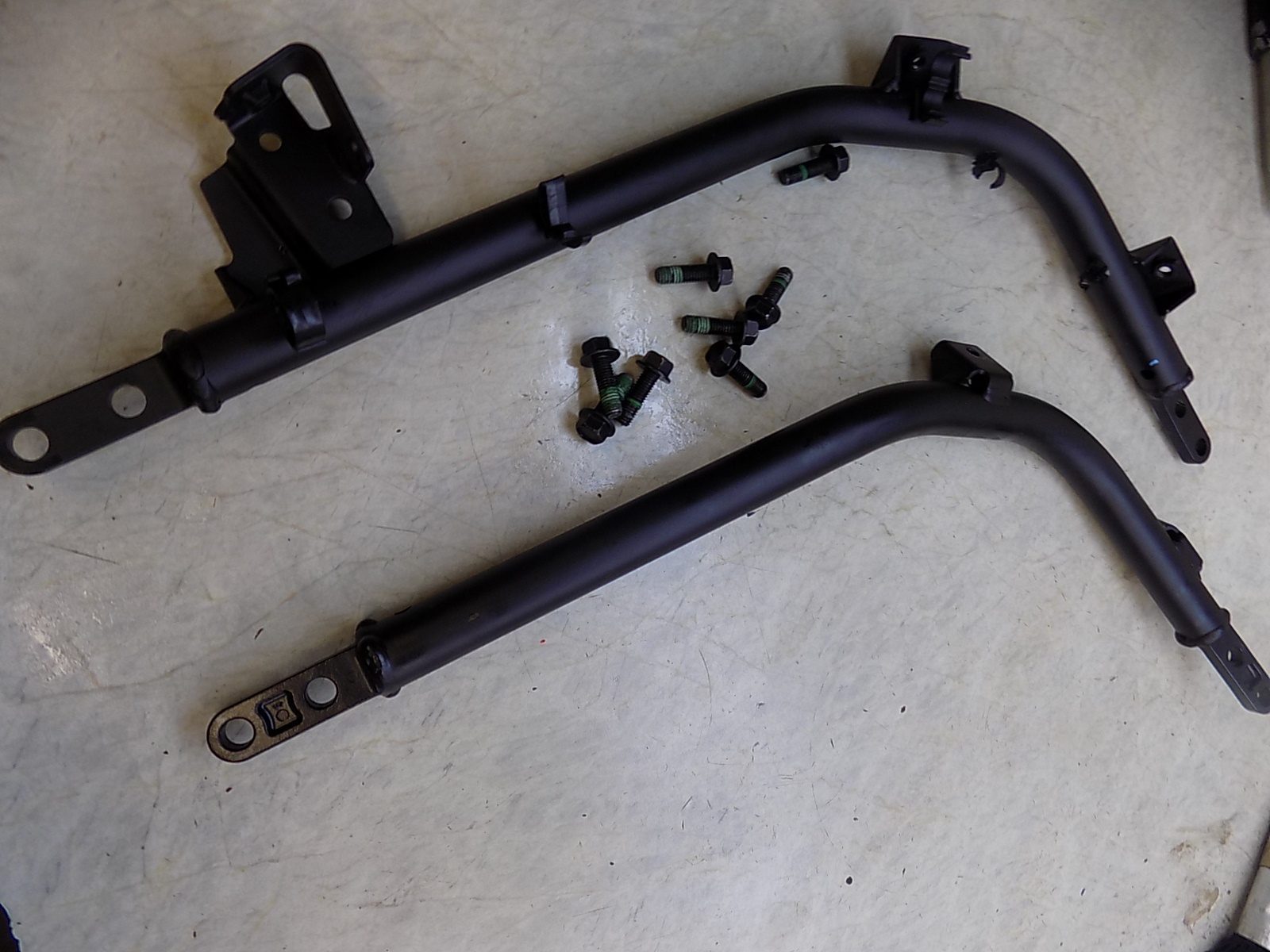 2026 Yamaha Tenere 700 OEM Rear Subframe Rails Pair Left Right with Bolts