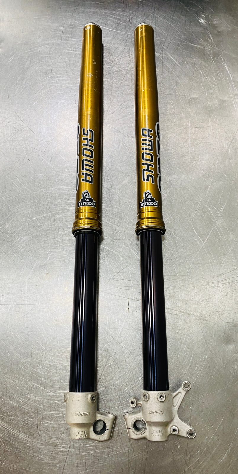 2024 Honda CRF250R Showa Front Forks Enzo Revalved Pair 51400-K95-AA1