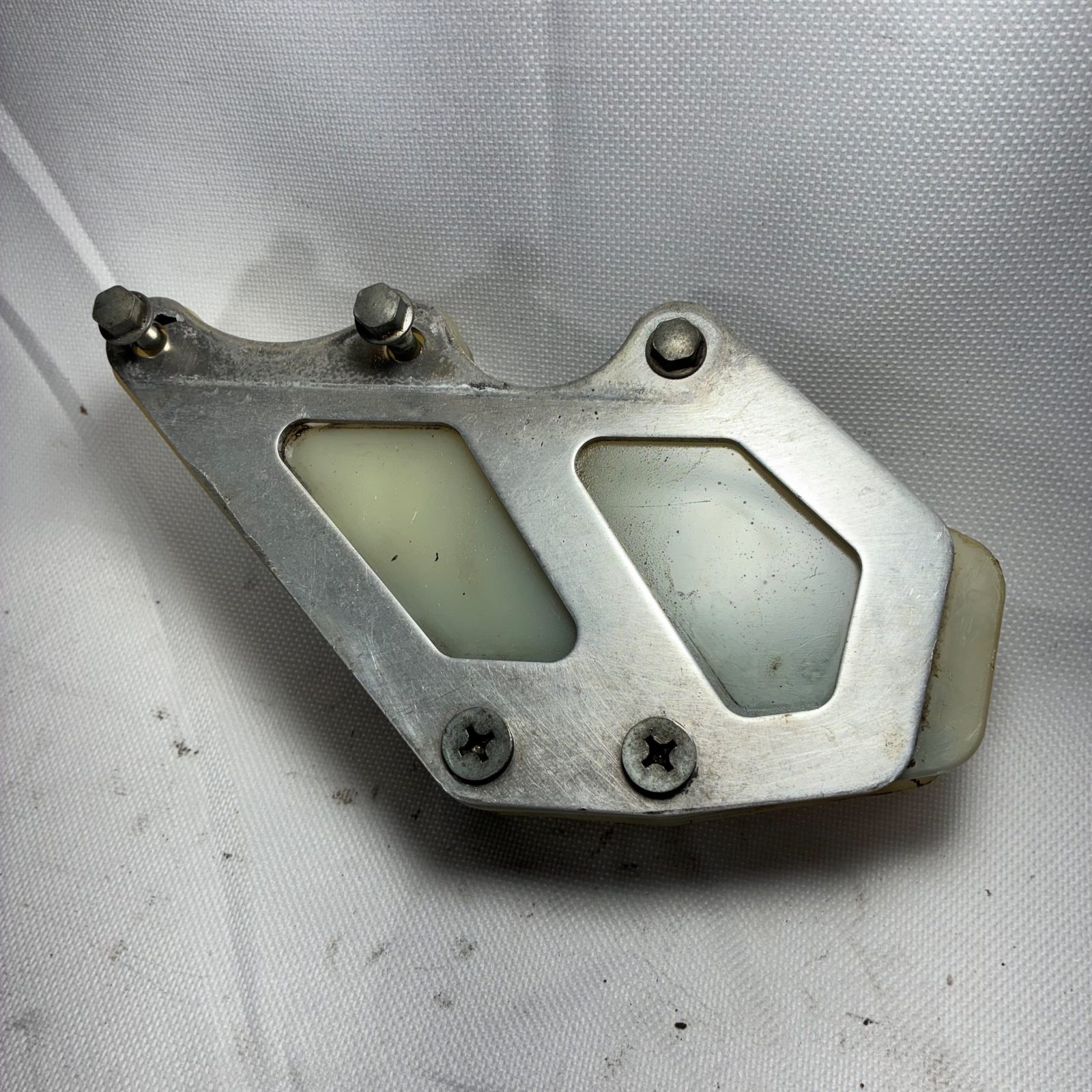 1990 Kawasaki KX125 OEM Rear Chain Guard Guide Slider with Hardware - 14037-1099-6W