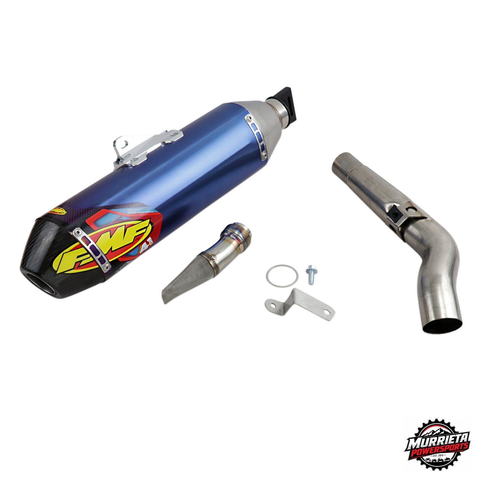 FMF Factory 4.1 RCT Slip-On Muffler Titanium Kawasaki KX450F 19-21 KX450X 21-23