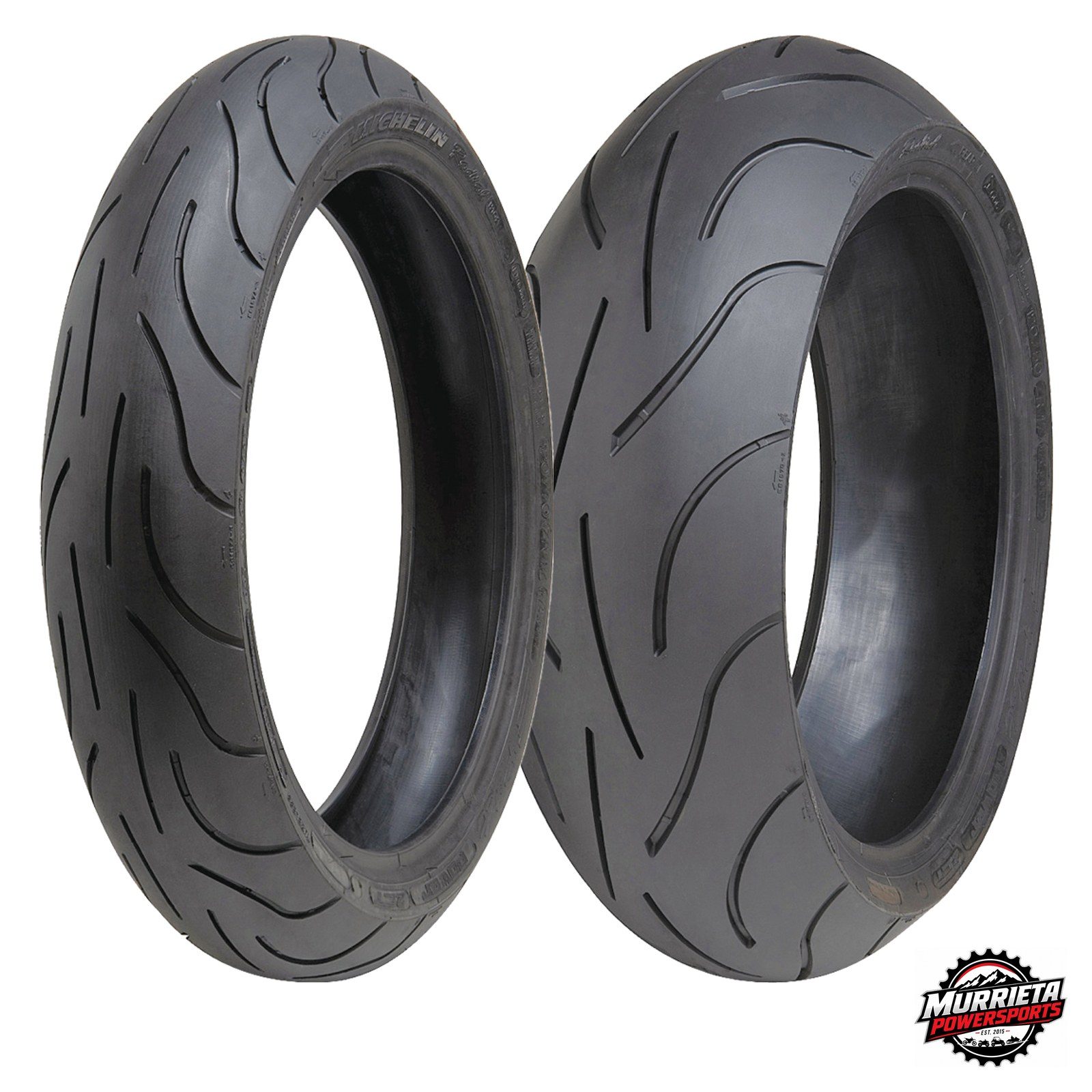 Michelin Pilot Power 120/70ZR17 Front 180/55ZR17 Rear Motorcycle Tire Set