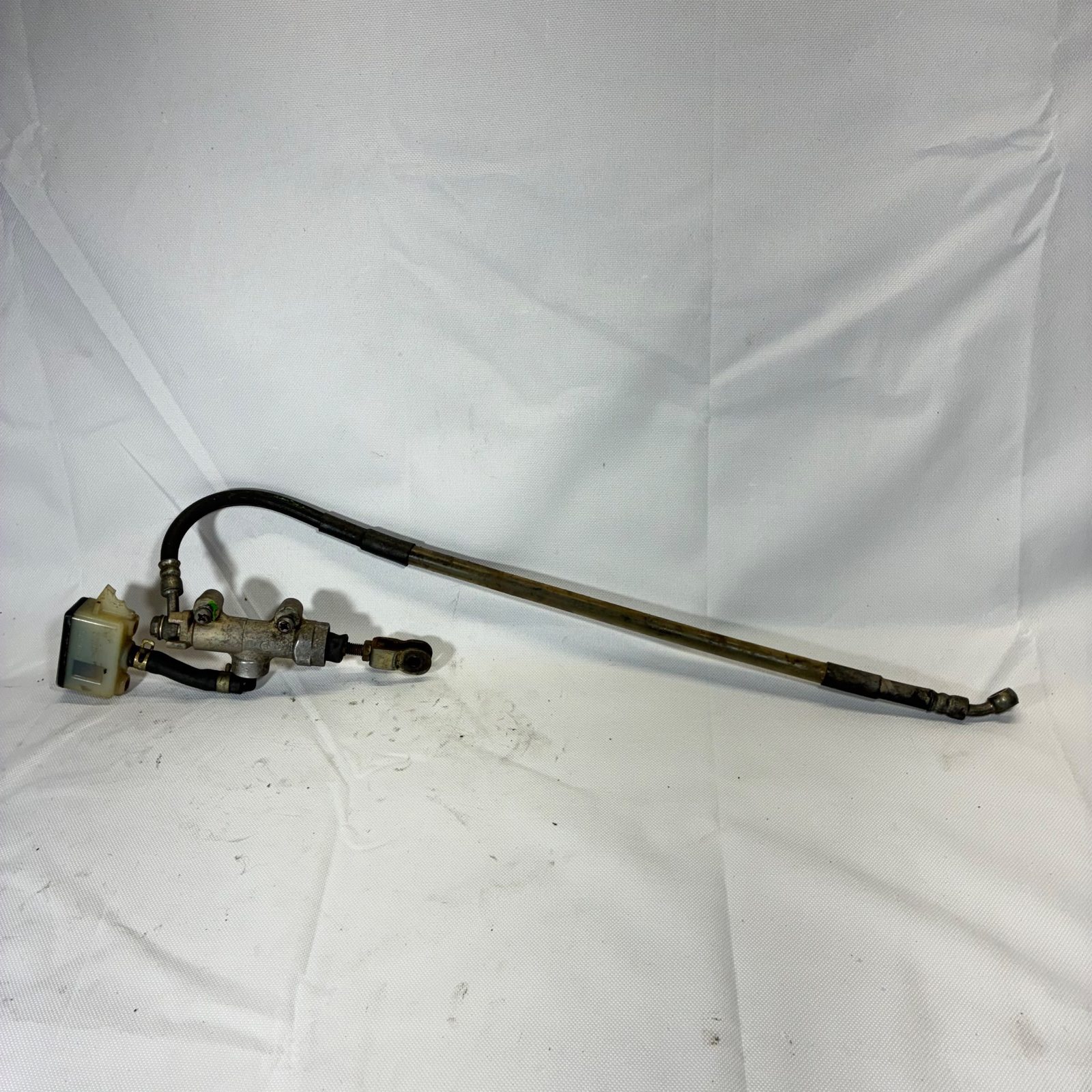 1990 Kawasaki KX125 OEM Rear Brake Master Cylinder with Line Complete Assembly - 43015-1408