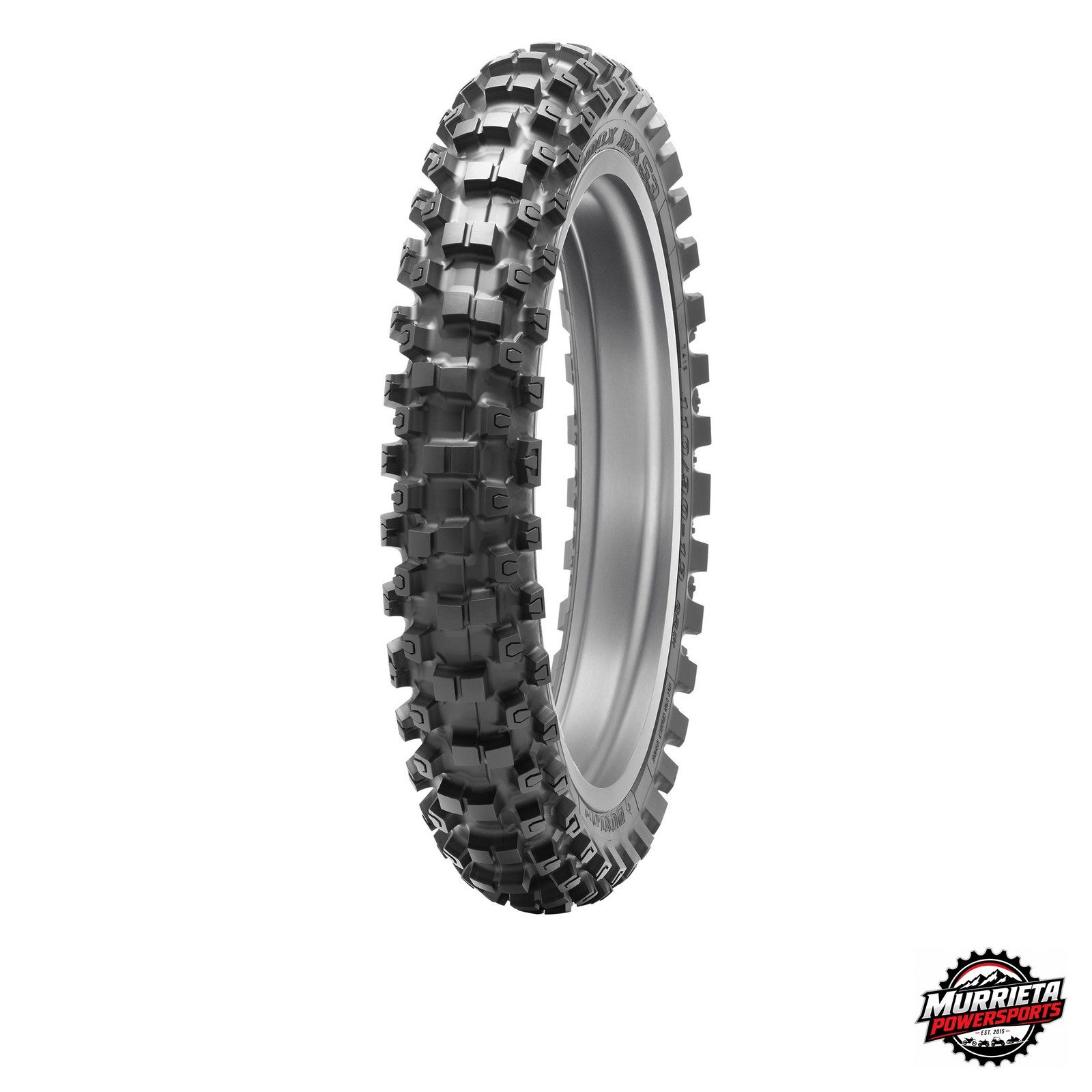 Dunlop Geomax MX53 Rear 100/90-19 57M Bias TT Motorcycle Tire 19 Inch Rim