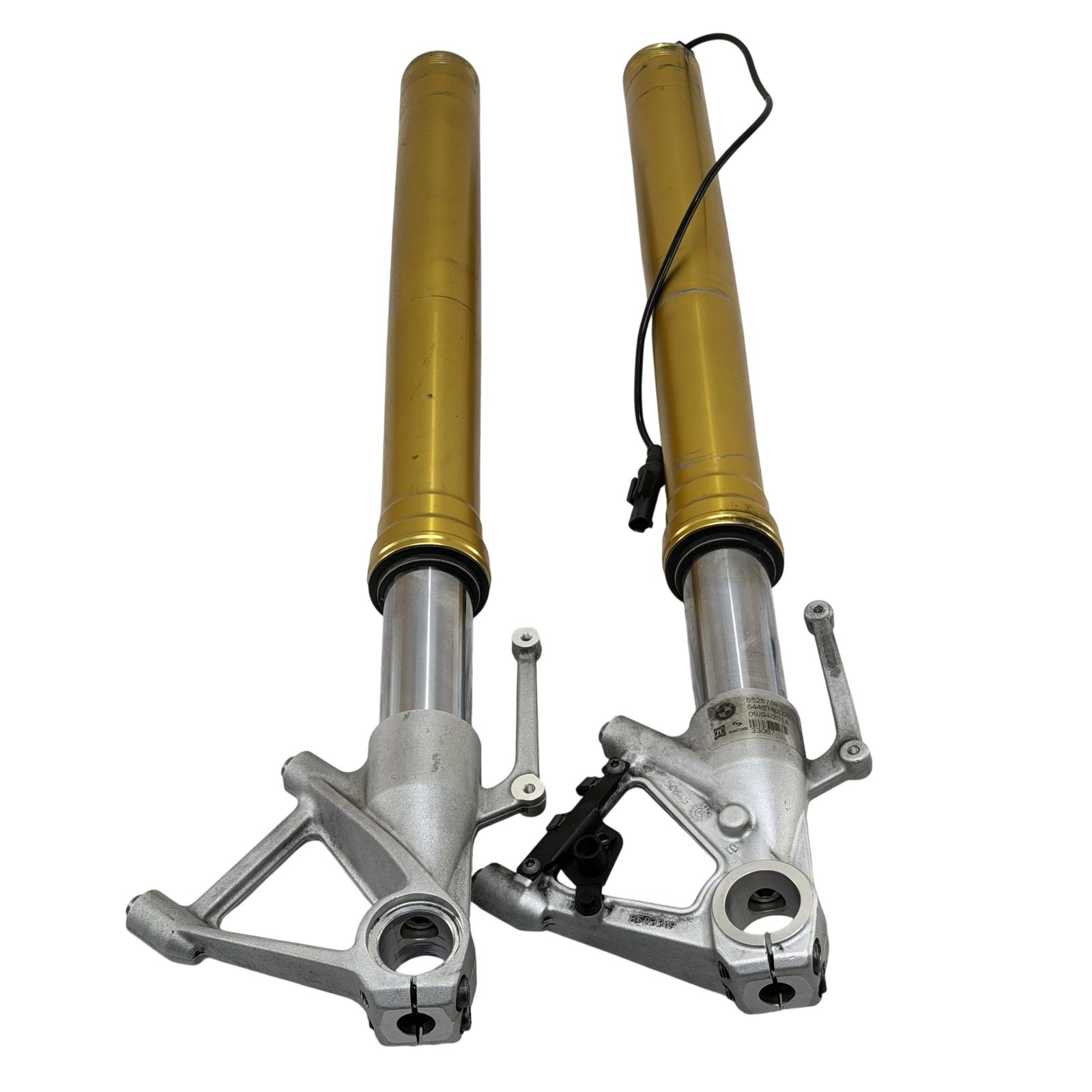 2012 - 2014 BMW HP4 OEM ELECTRONIC FRONT FORKS PAIR BENT S1000RR