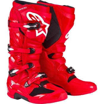 ALPINESTARS Tech 7 Boots - Bright Red Size 12 - 2012025-3010-12