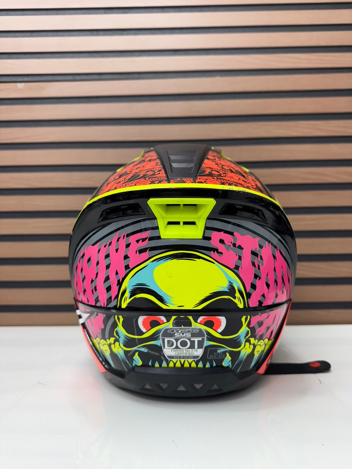 Alpinestars Supertech M5 SM5 Helmet Solar Flare Medium MX Offroad DOT ECE