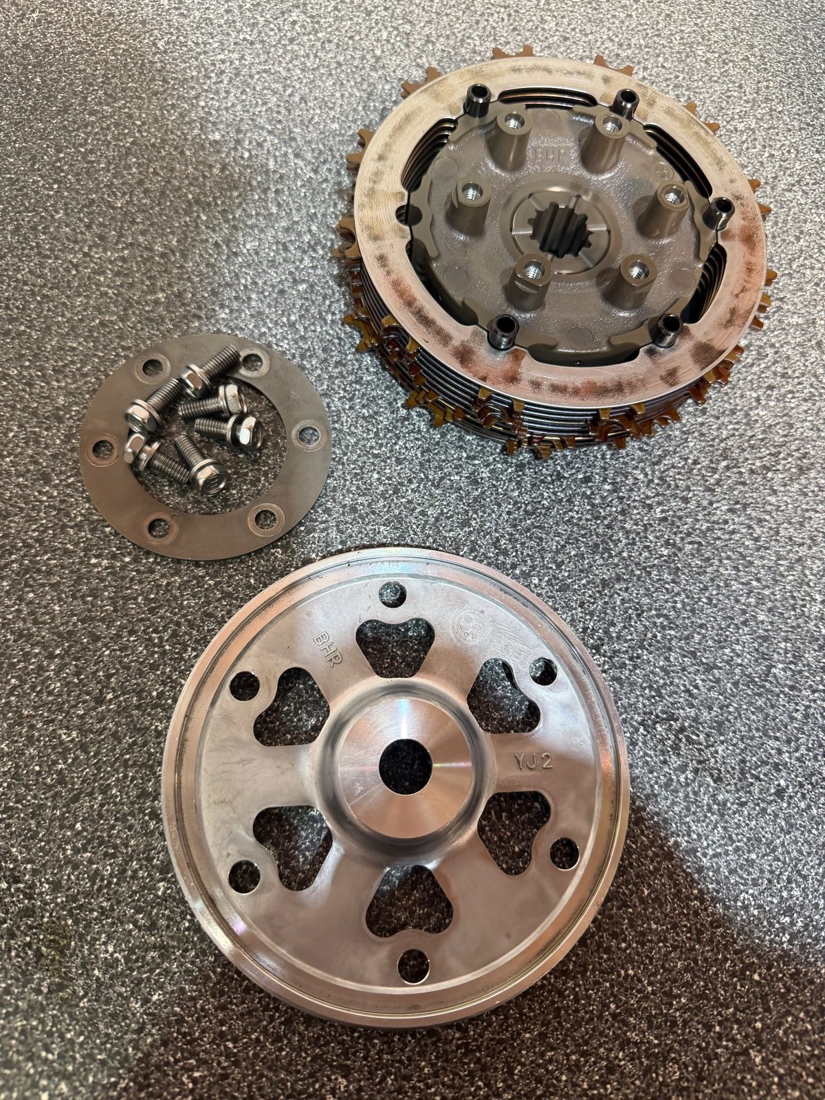 2025 Yamaha YZ250F OEM Clutch Kit Basket Boss Plates Pressure Plate Complete Assembly - B7B-16371-00-00
