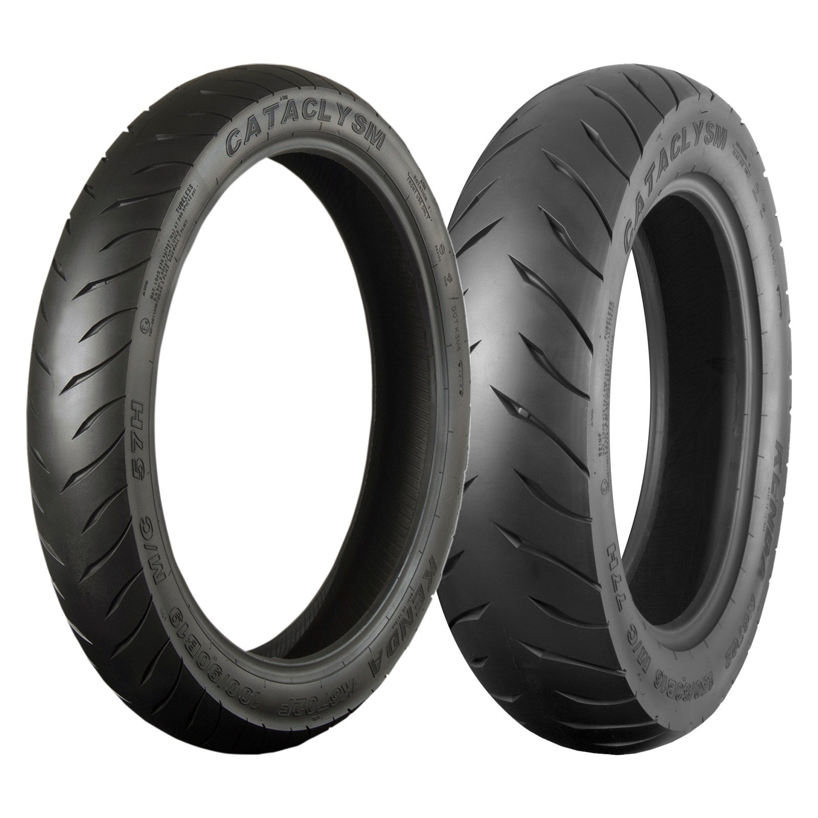 Kenda K6702 Cataclysm 80/90-21 150/80B16 Front Rear Tire Set Cruiser Tires