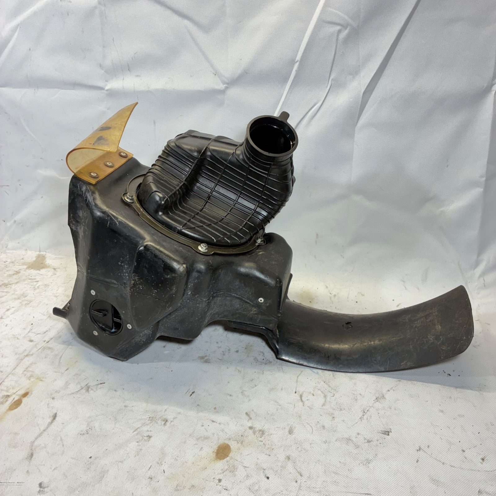 1990 Kawasaki KX125 OEM Airbox Air Filter Box with Rear Fender Mount - 11011-1336