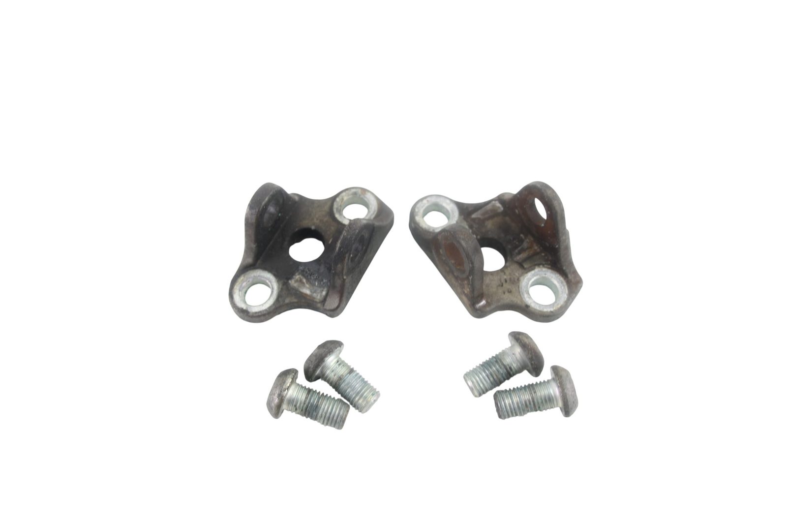 2005 Yamaha YZ250 OEM Footpeg Mounts Foot Peg Brackets Left Right with Bolts - 1C3-21447-00-00
