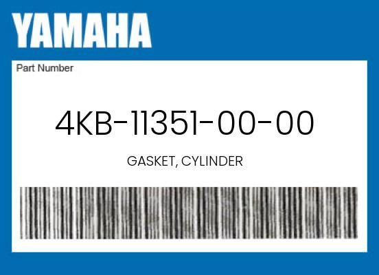GENUINE OEM YAMAHA CYLINDER GASKET BIG BEAR GRIZZLY RAPTOR WARRIOR 1987-2014