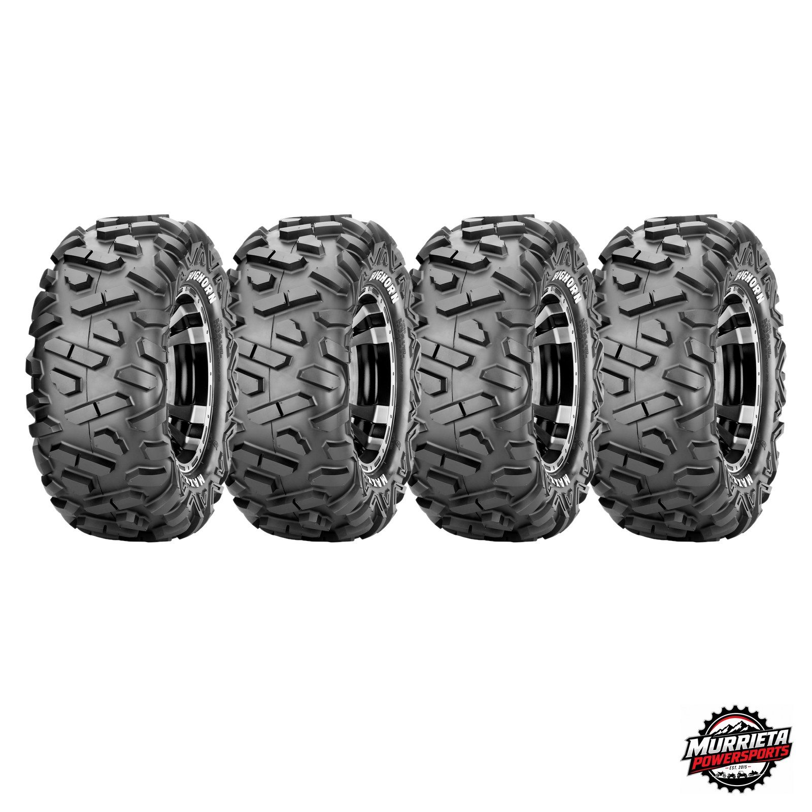 Maxxis Bighorn Radial 28x10R14 Front 27x12R12 Rear ATV UTV Tire Set of 4