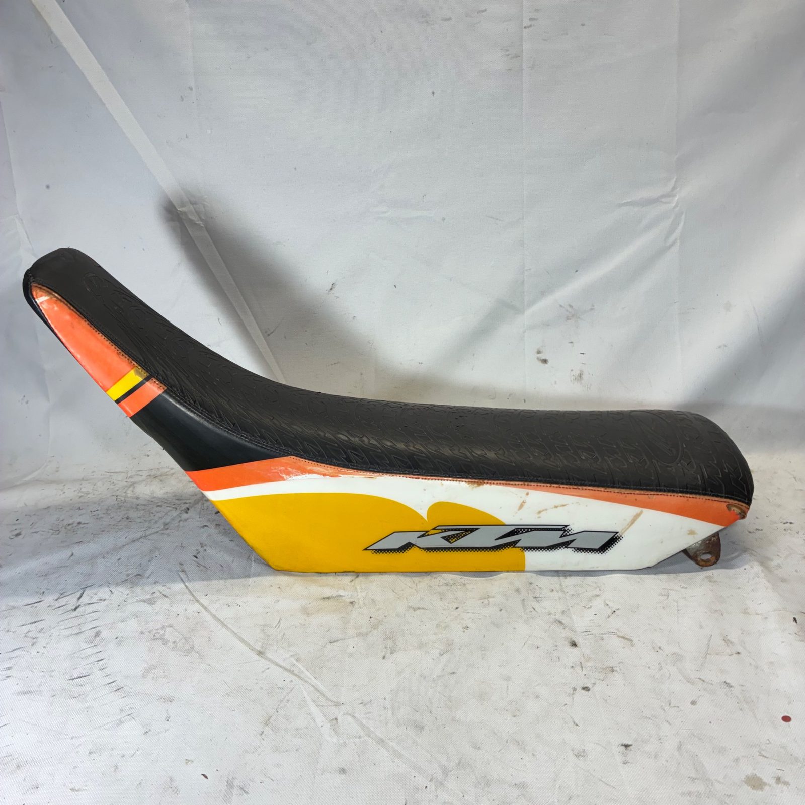 1996 KTM 300 EXC Seat Used Black Orange White Stock