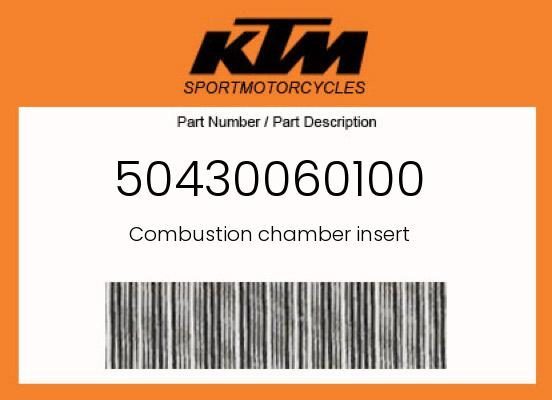 OEM COMBUSTION CHAMBER INSERT KTM 125 SX 125 XC HUSQVARNA TC 125 GASGAS MC 125 2019 2020 2021 2022
