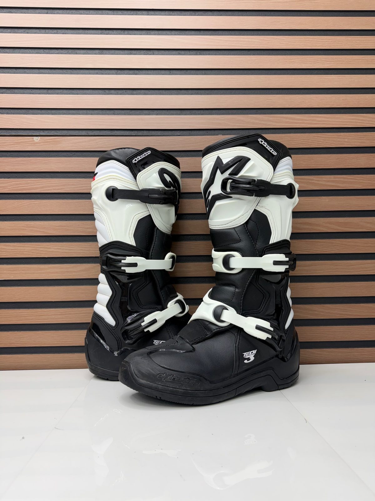 Alpinestars Tech 3 Mx Boots Black / White - Size 9