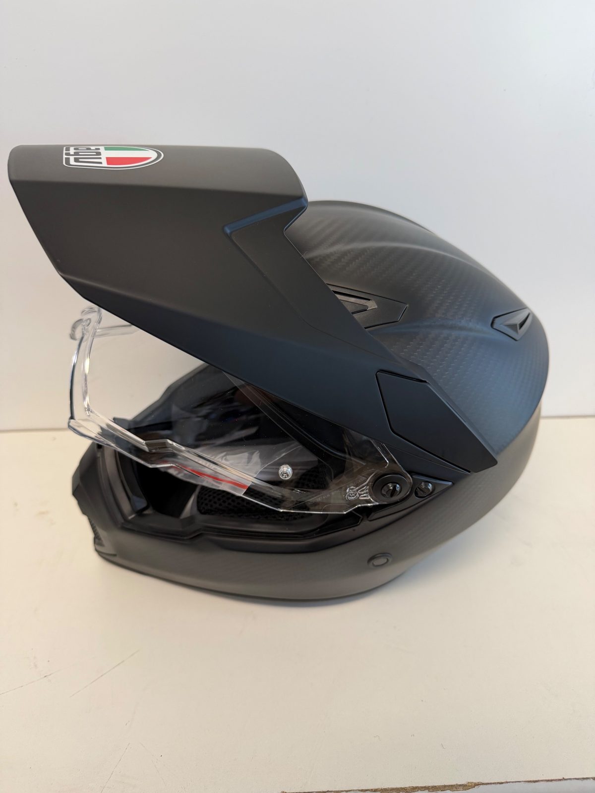 AGV Carbon Fiber Full Face Helmet Size M 57-58 DOT ECE 2206