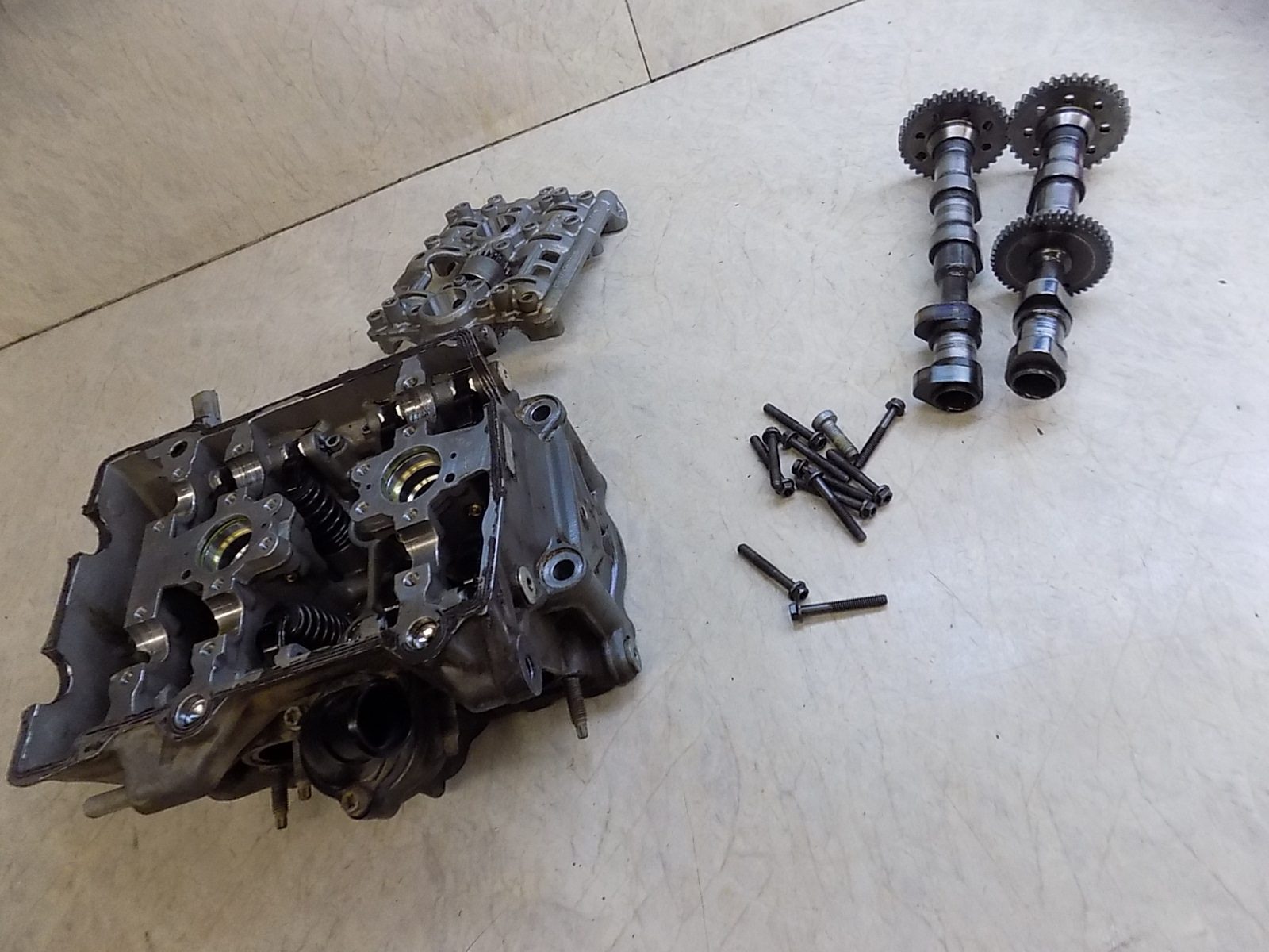 KTM 790 Adventure R OEM Cylinder Head w/ Intake Exhaust Camshafts 6353602014424