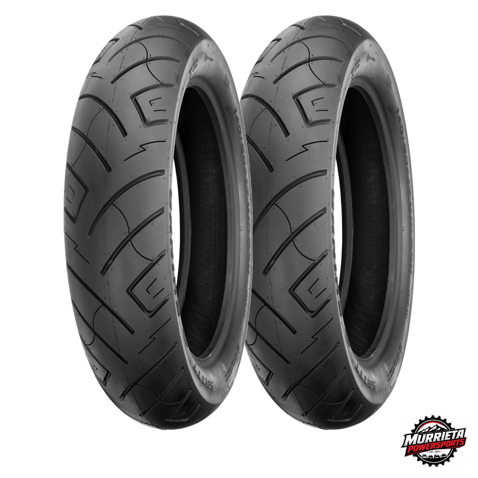 Shinko 777 Cruiser 110/90-19 MU85B16 Front Rear Tire Set Motorcycle Tires