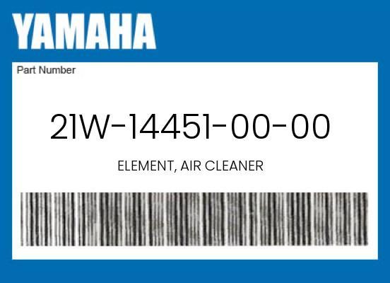 1983-2006 Yamaha PW80 BW80 OEM Air Cleaner Element Air Filter 21W-14451-00-00